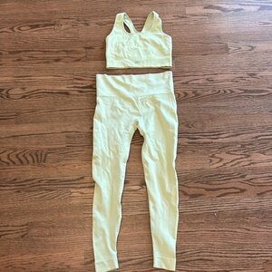 Set active neon green/yellow set